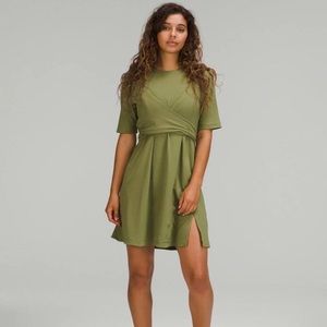Lululemon Cotton Wrap T-shirt Dress